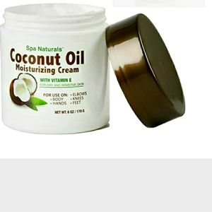 Spa Natural Coconut Oil Moisturizing Cream, 6 fl